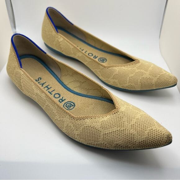 Rothy's Shoes - RETIRED Rothy's The Pointe Ballet Flats Sahara Gold Women's Casual Shoe Size 7